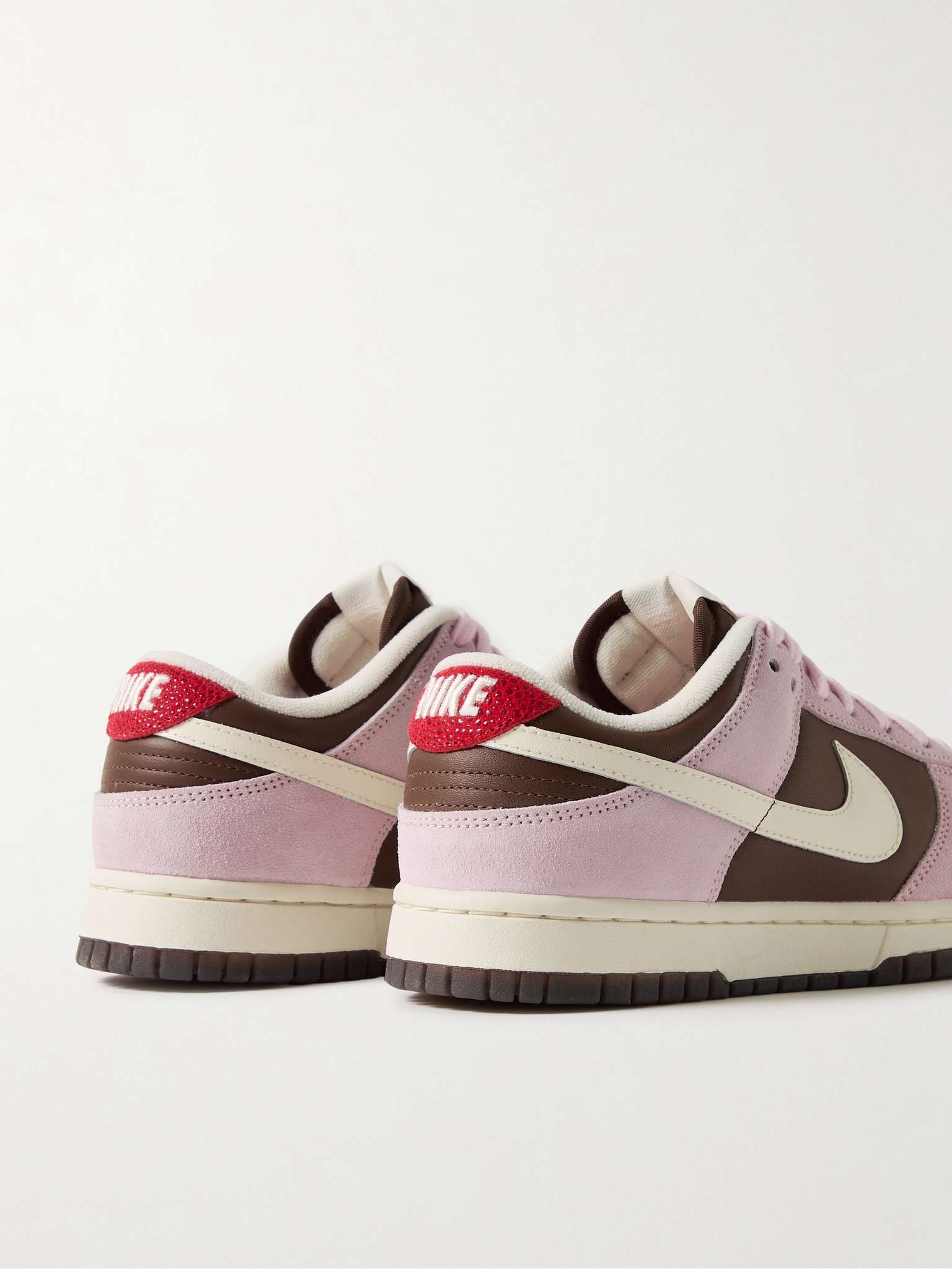 Dunk Low Leather and Suede Sneakers - 5