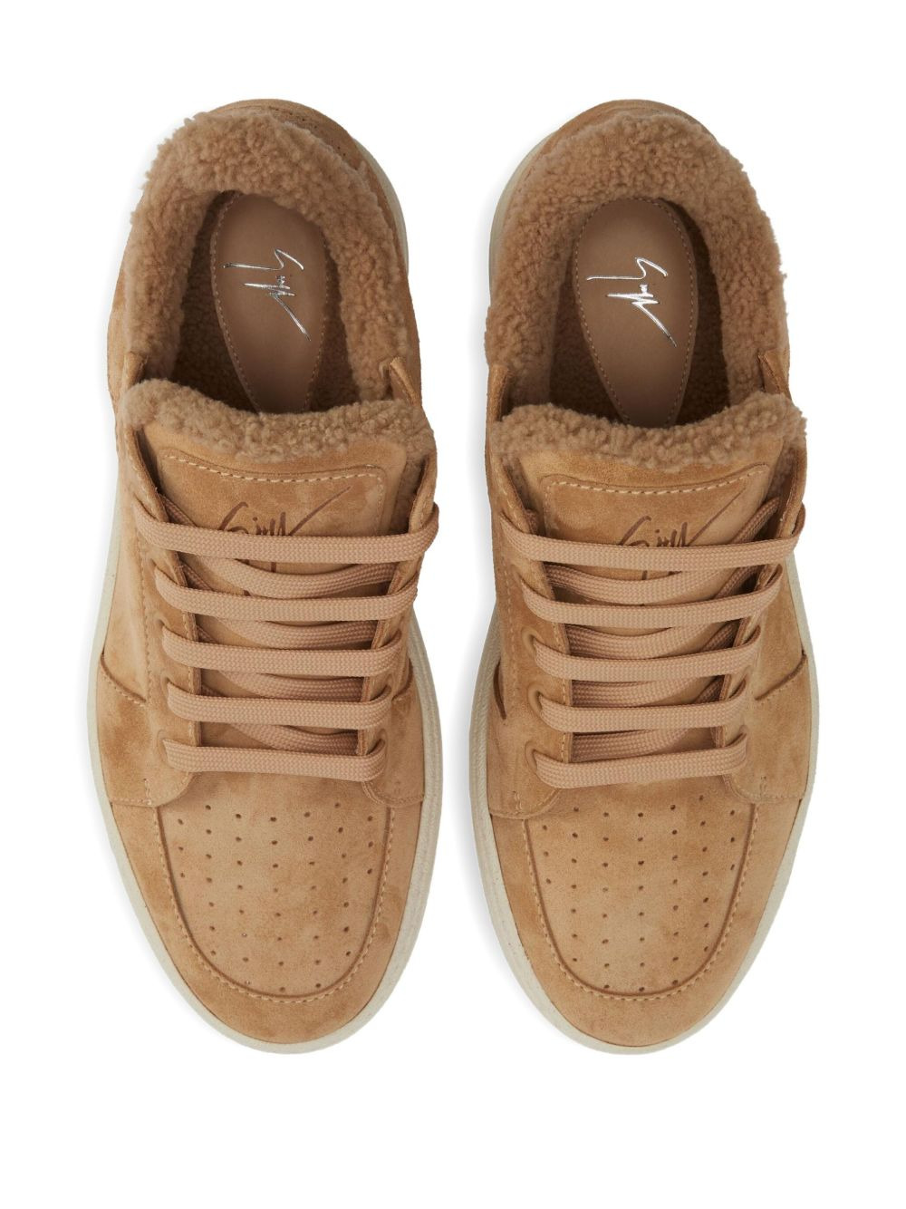 Gz94 lined suede low-top sneakers - 3