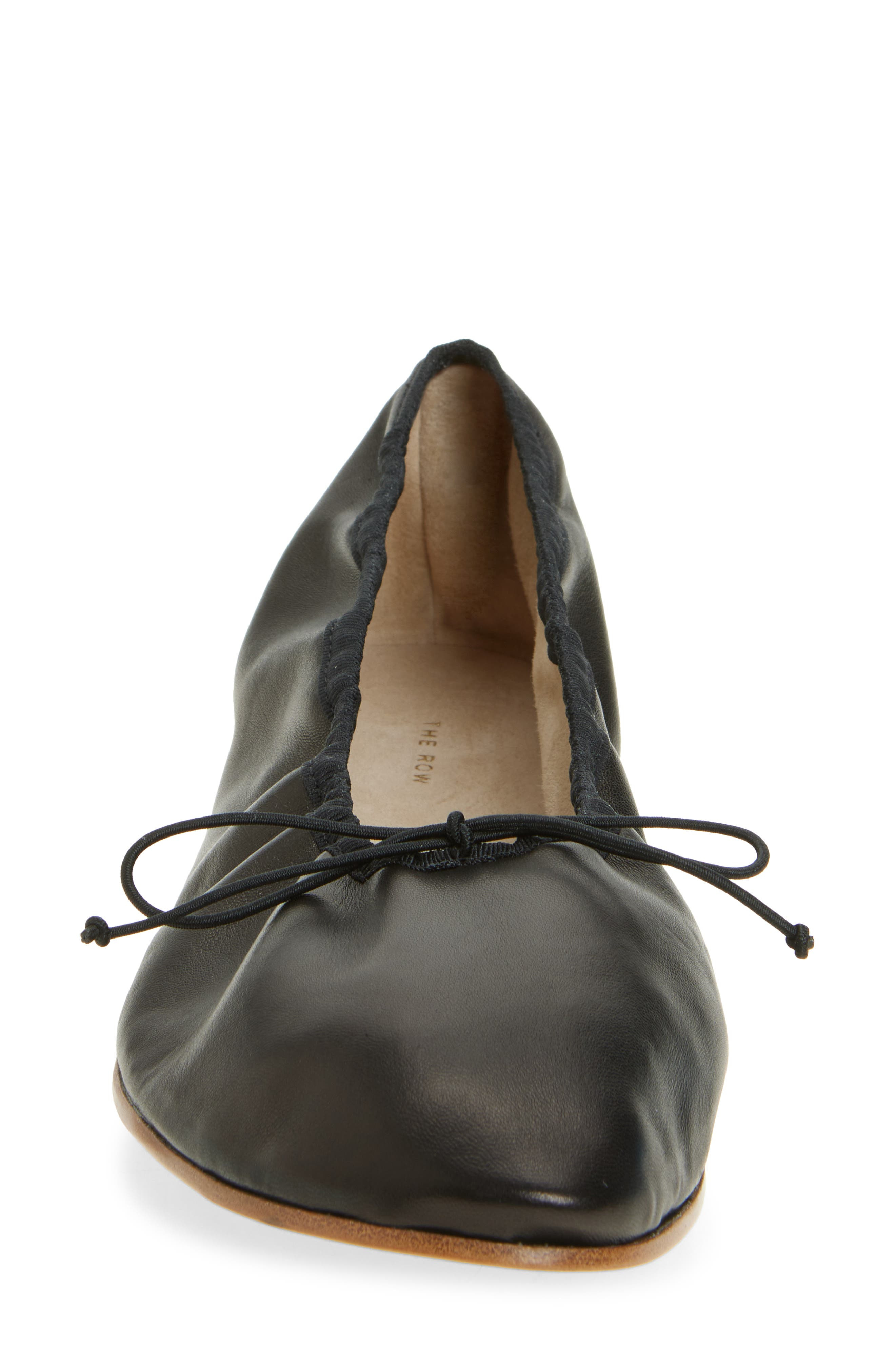 The Row Ballerina Flat in Black at Nordstrom - 4