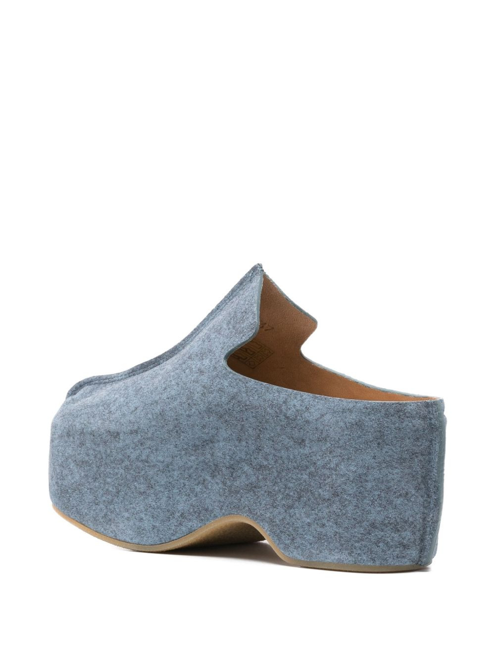 75mm platform clogs - 3