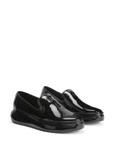 Giuseppe Zanotti Conley patent-leather loafers outlook