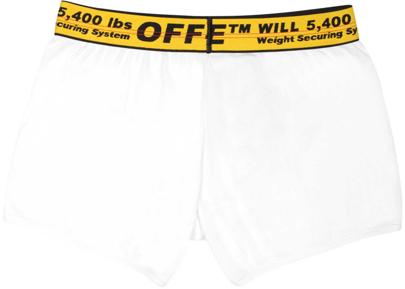 OFF-WHITE Three Pack Stretch Cotton Boxer Briefs (SS19) White/Yellow/Black - 2