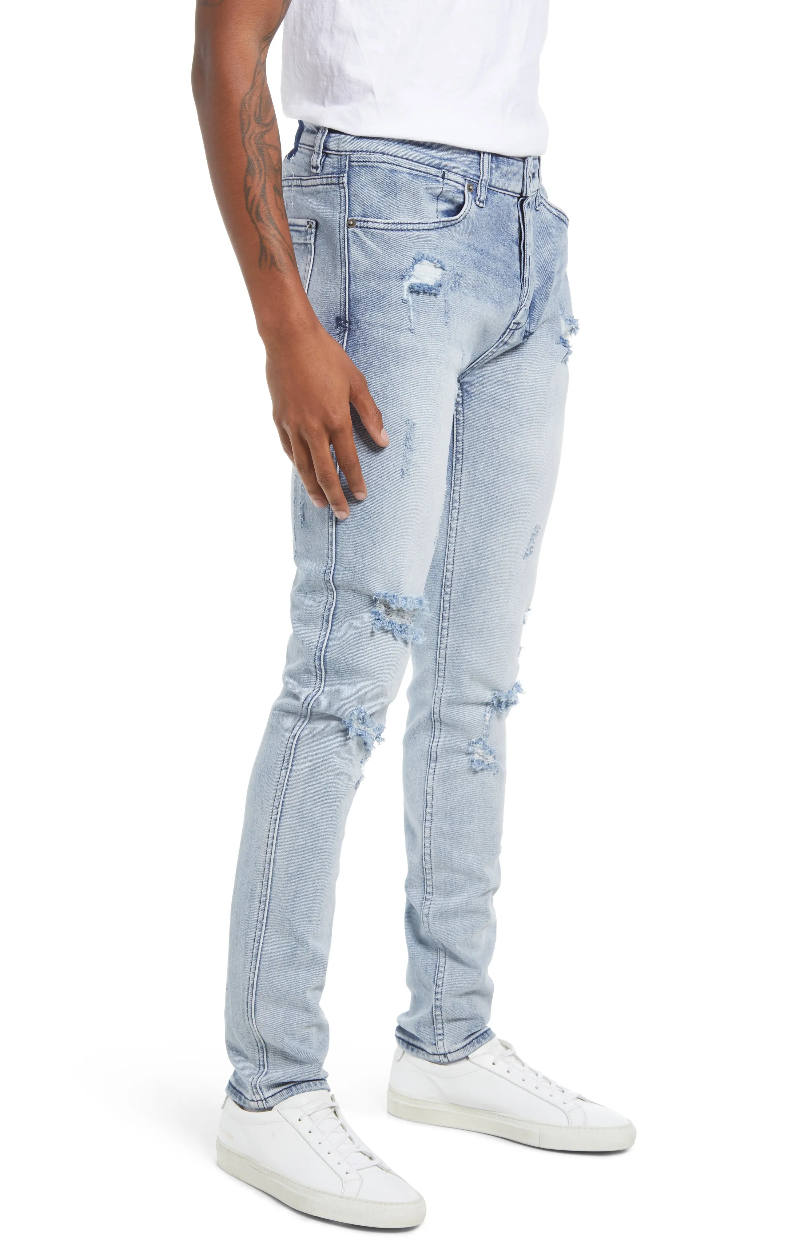 Van Winkle Skyhigh Trashed Skinny Jeans - 3