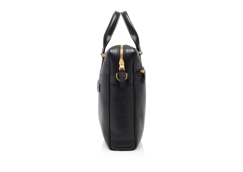 TOM FORD GRAIN LEATHER SLIM BRIEFCASE outlook
