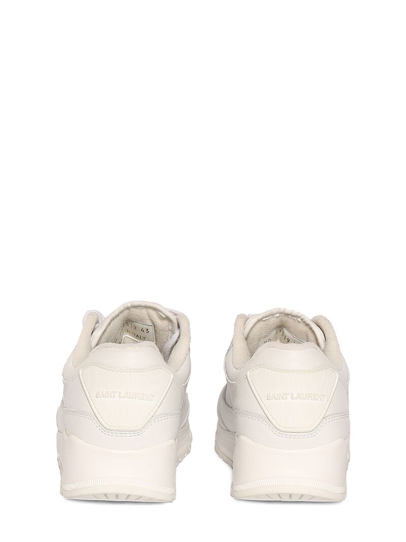 Bump leather sneakers - 4