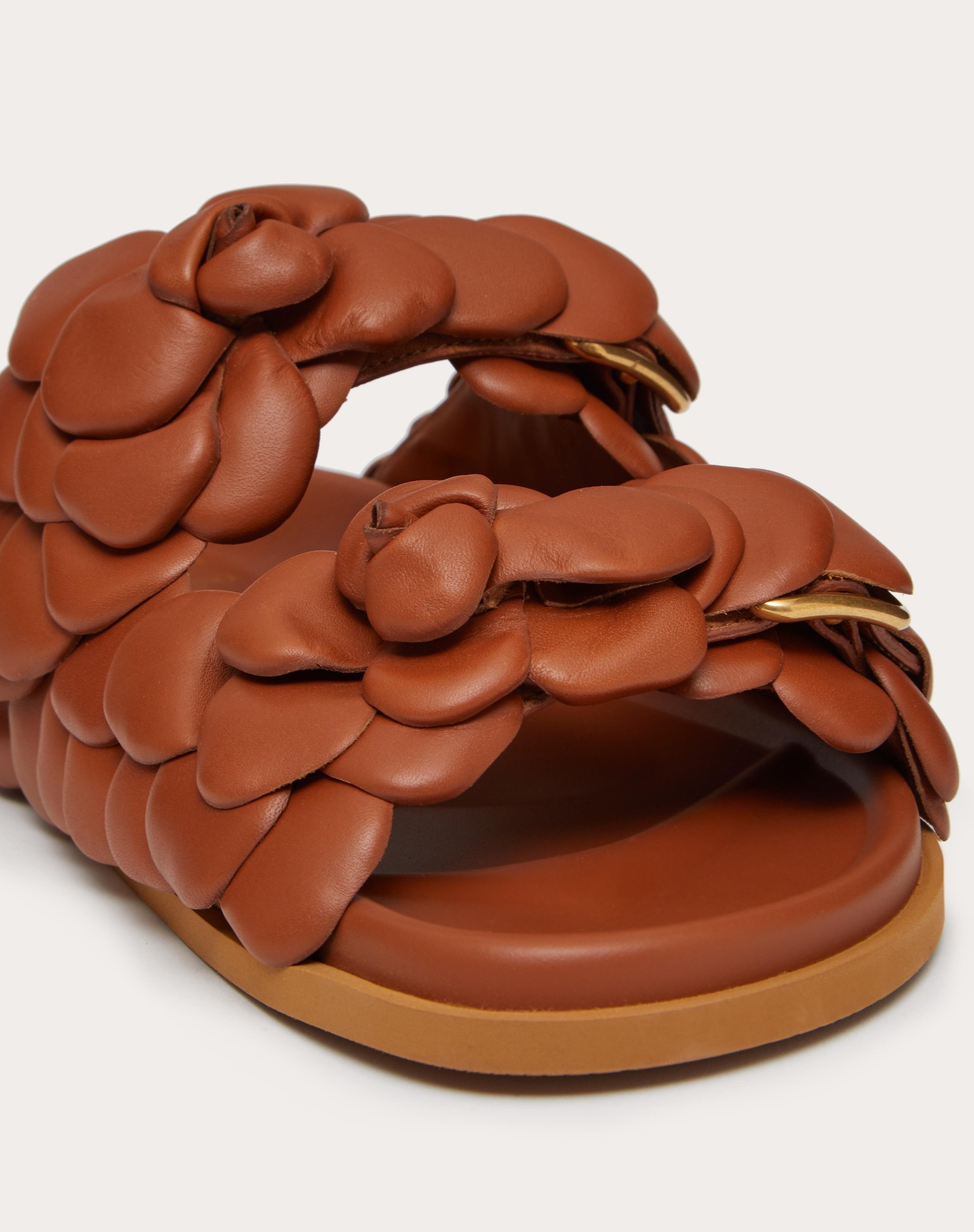 ATELIER SHOE VALENTINO GARAVANI CALFSKIN SLIDE SANDAL - 5