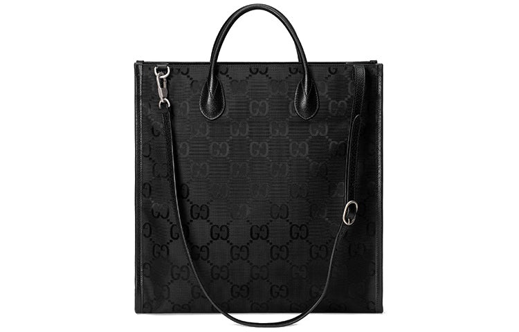 Gucci Off The Grid OTG Environmental Friendly Series Logo Leather Logo Nylon Large Capacity handbag  - 2