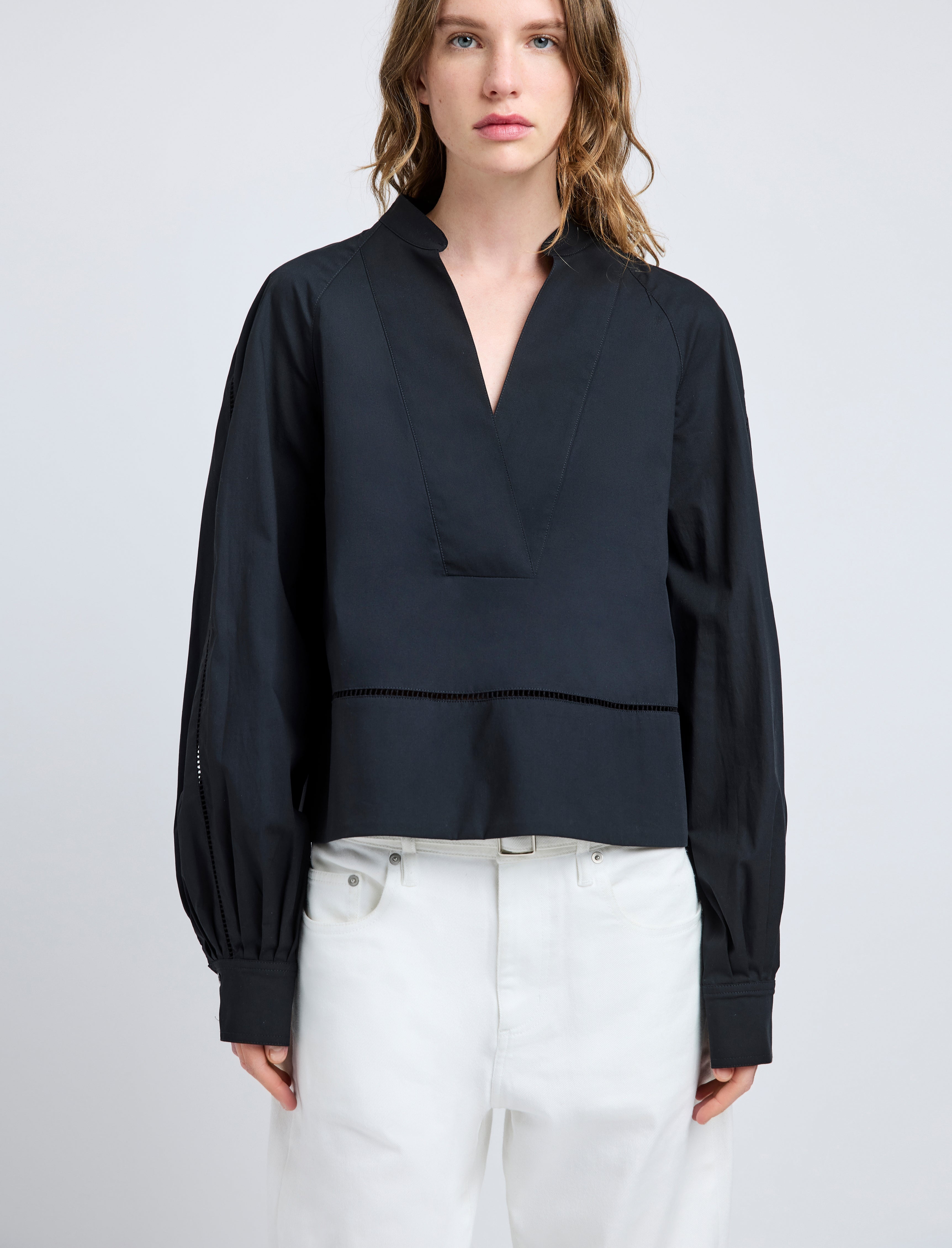Grayson Top in Eco Cotton Poplin - 6