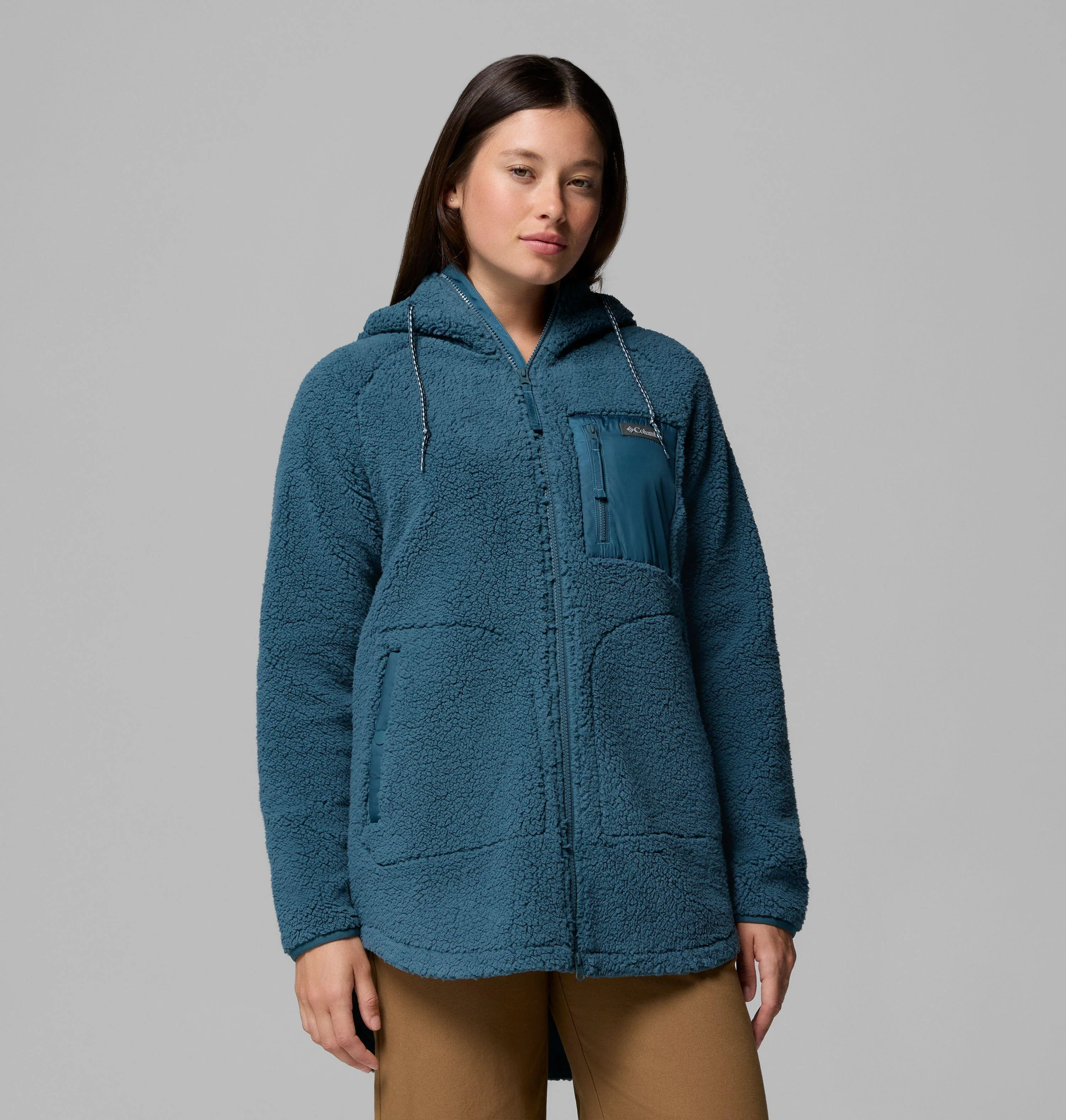Women's Winter Warmth Full Zip Hoodie - 1