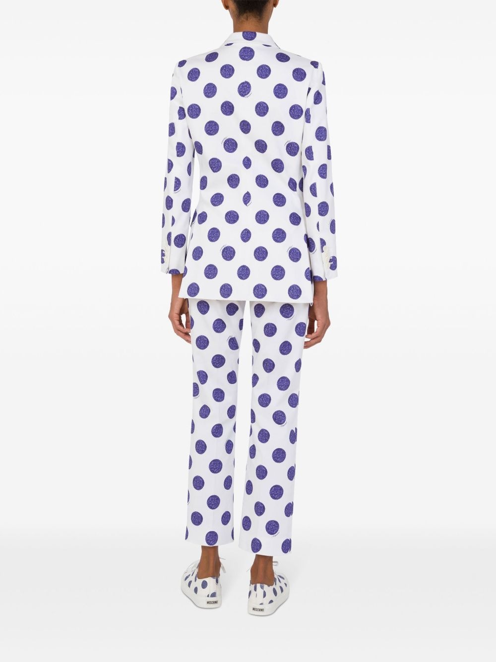 polka-dot blazer - 3