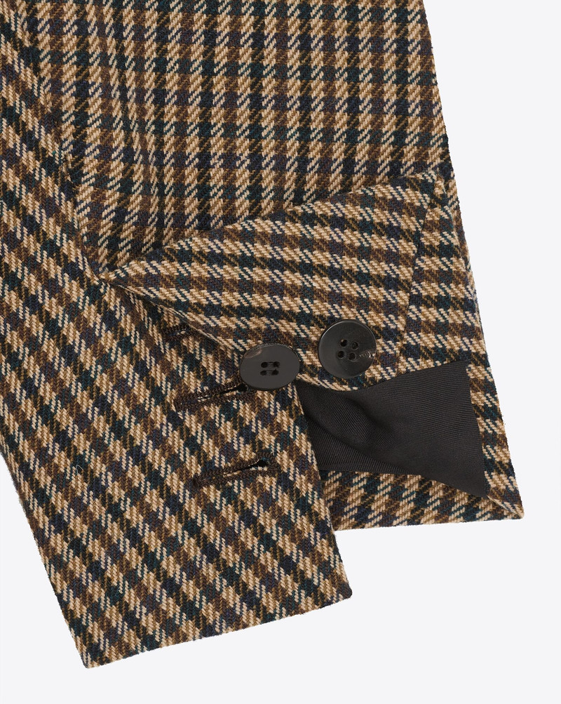 oversized jacket in vichy wool 5