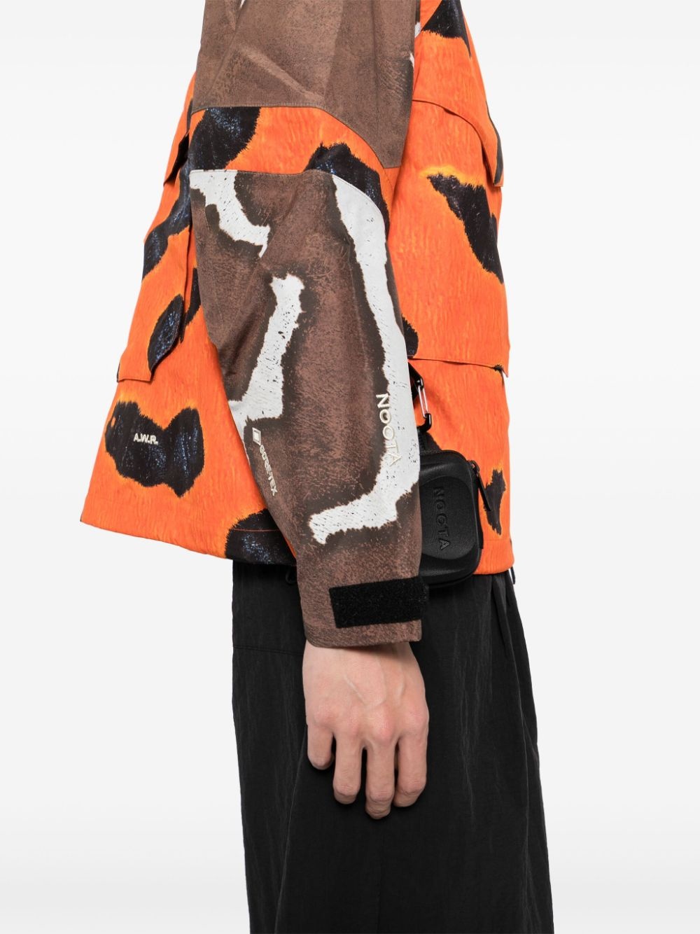animal-print jacket - 5