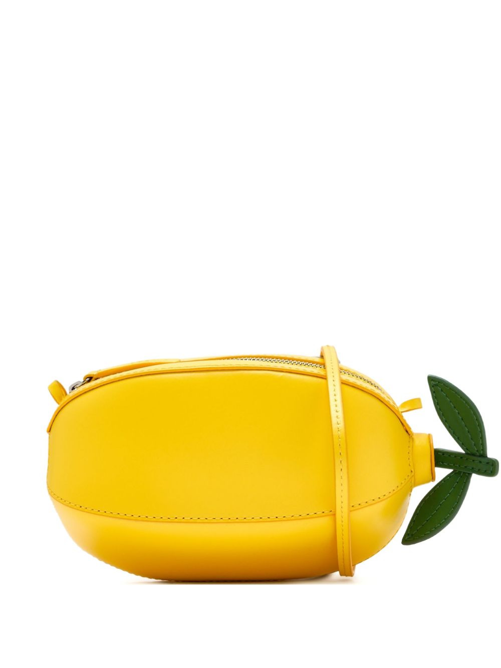 Limona lemon-shaped leather crossbody bag - 1