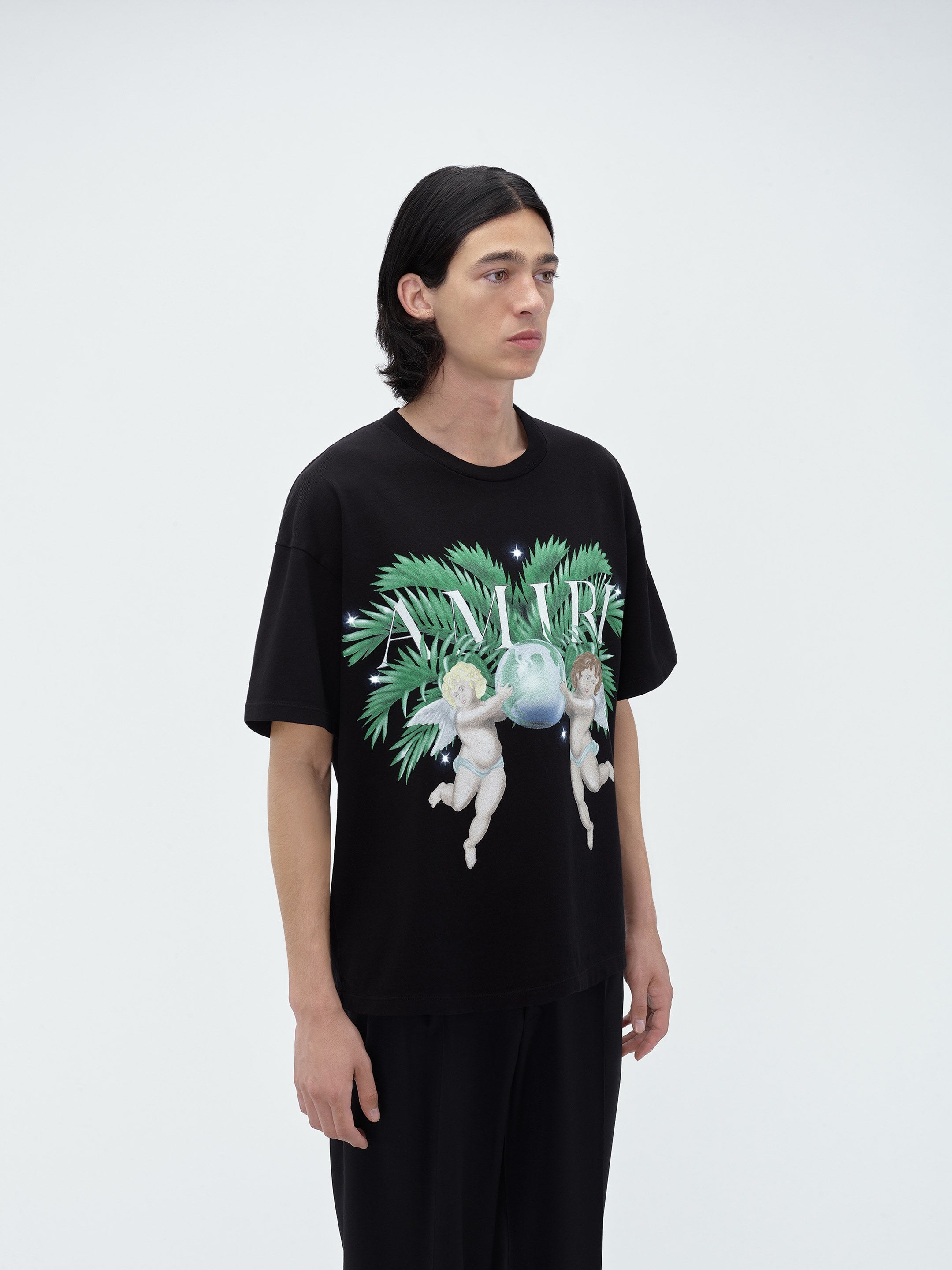 Tシャツ・カットソー AMIRI 'Airbrush cherub' t-shirt Amiri Airbrush Cherub Graphic T-Shirt - ShopStyle