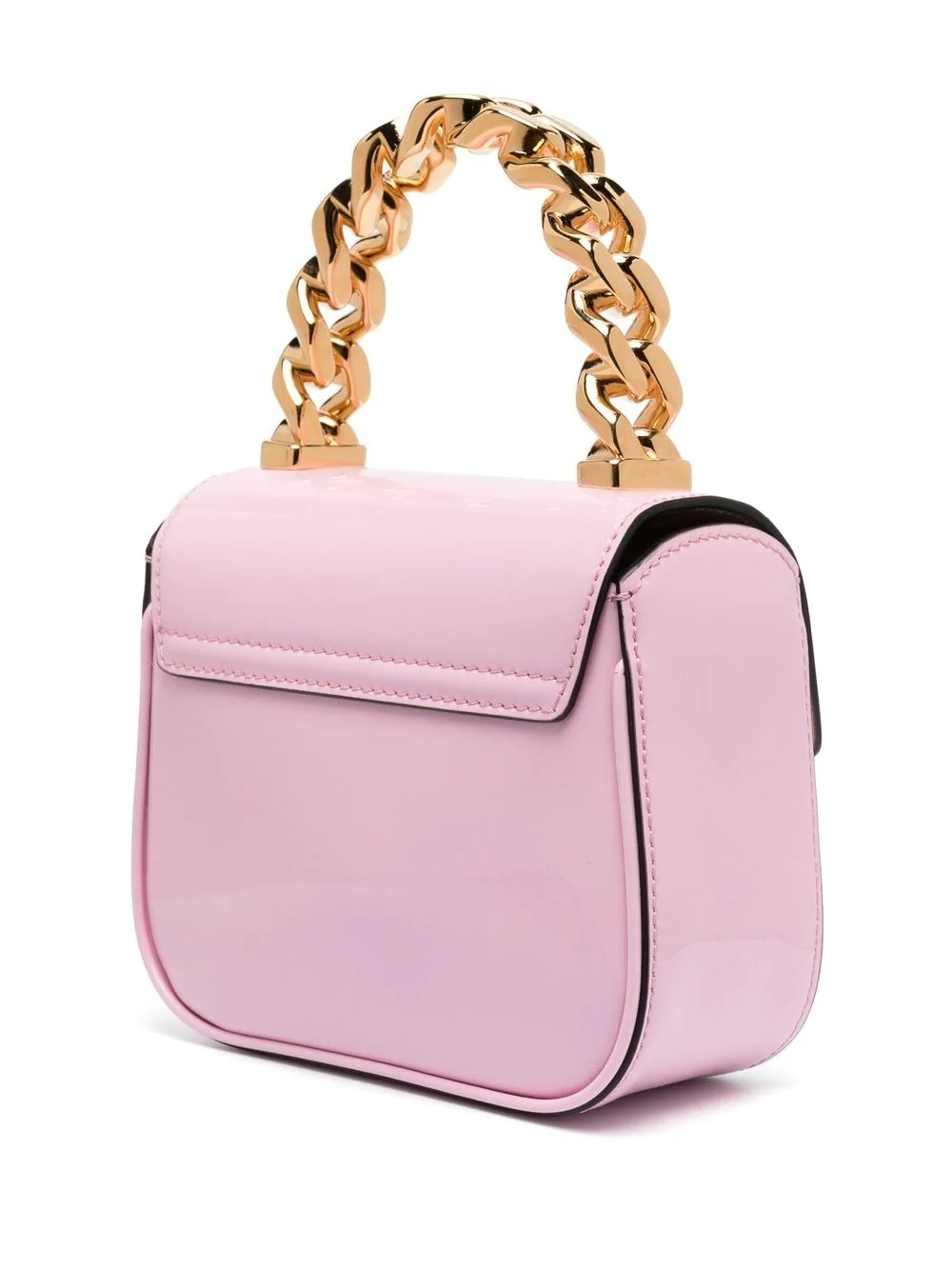 Medusa patent leather mini bag - 3