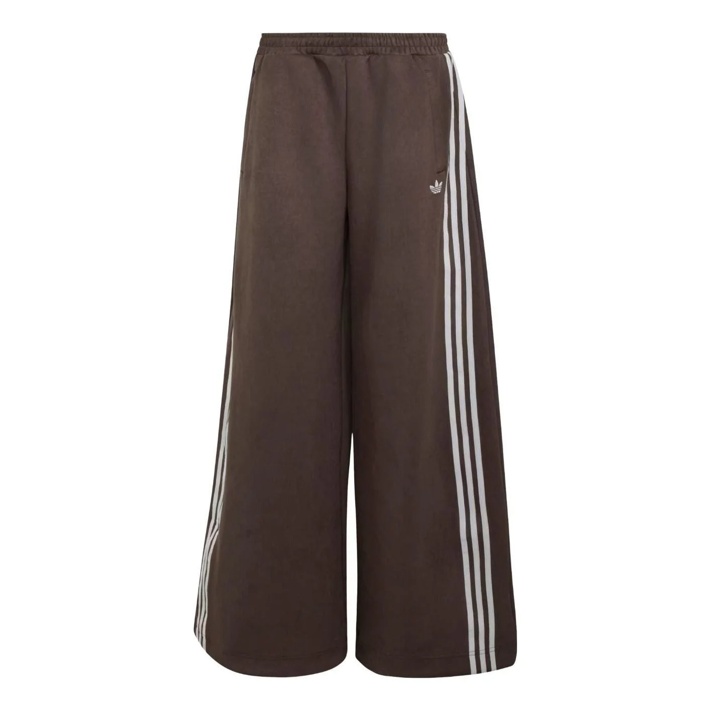 (WMNS) adidas Adilenium Season 6 Faux Suede Track Pant Asia Sizing 'Aurora Coffee' LH1925 - 1