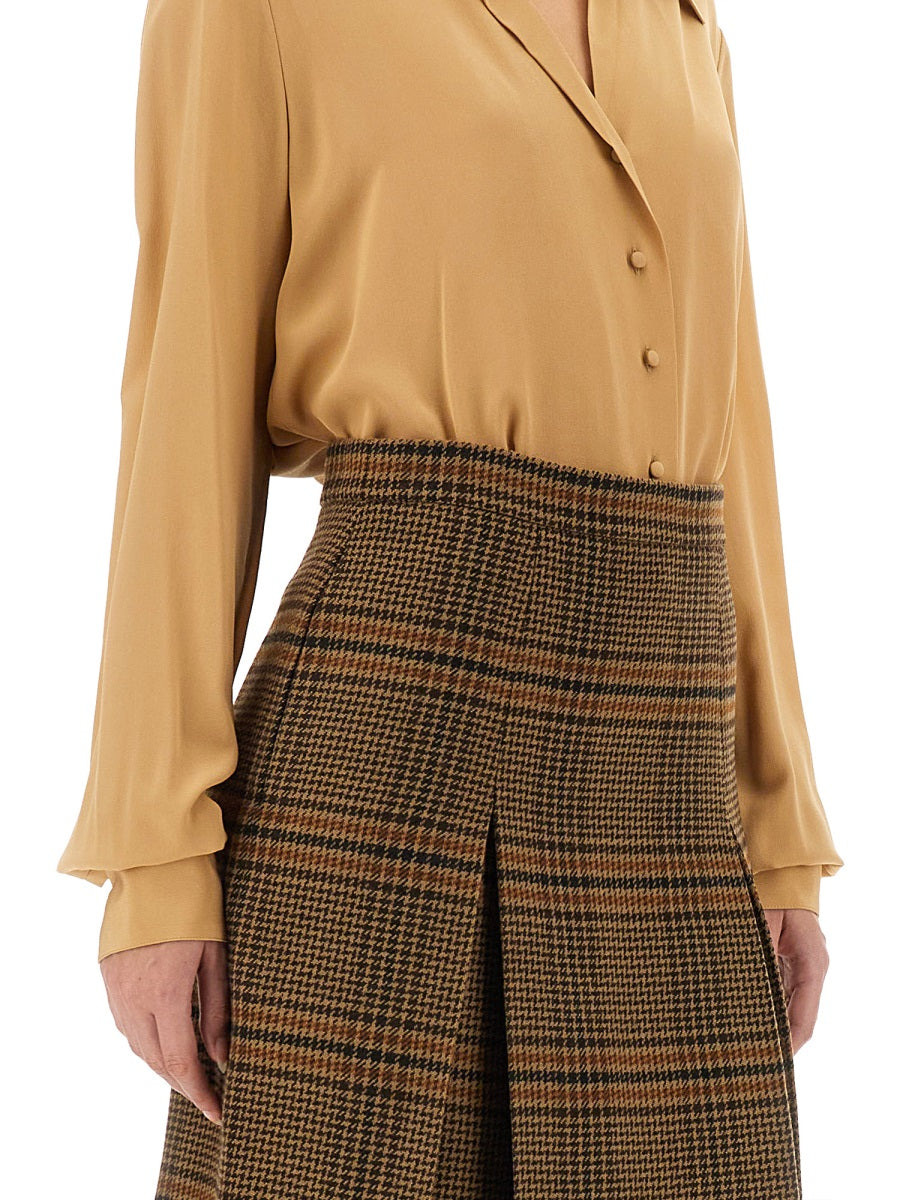 Saint Laurent Women Silk Crepe De Chine Blouse - 3