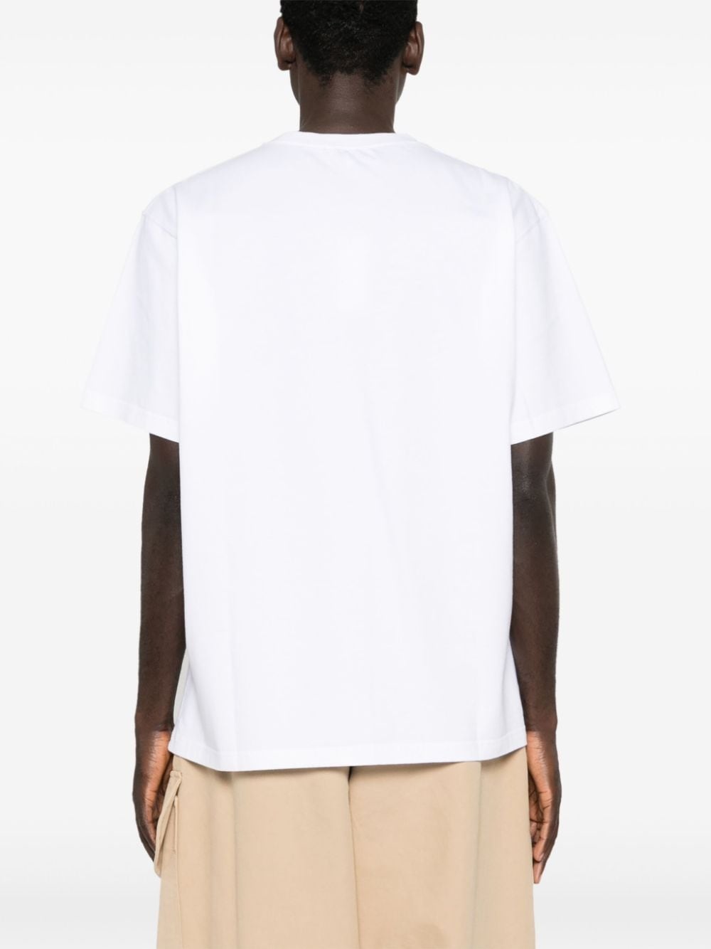 floral-print organic cotton T-shirt - 4