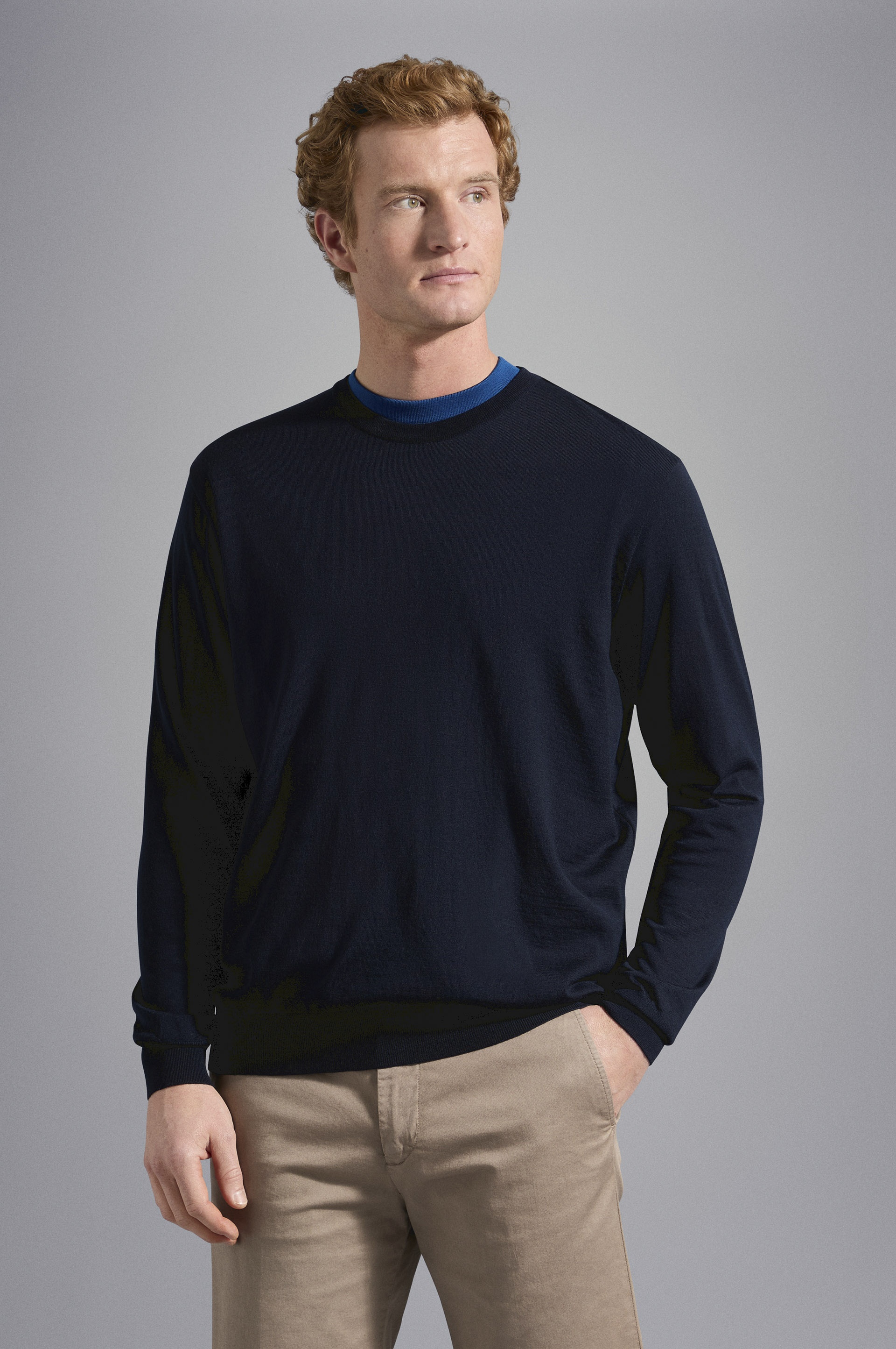 WINTER SUMMER MERINO WOOL EXTRA-FINE CREW NECK - 6