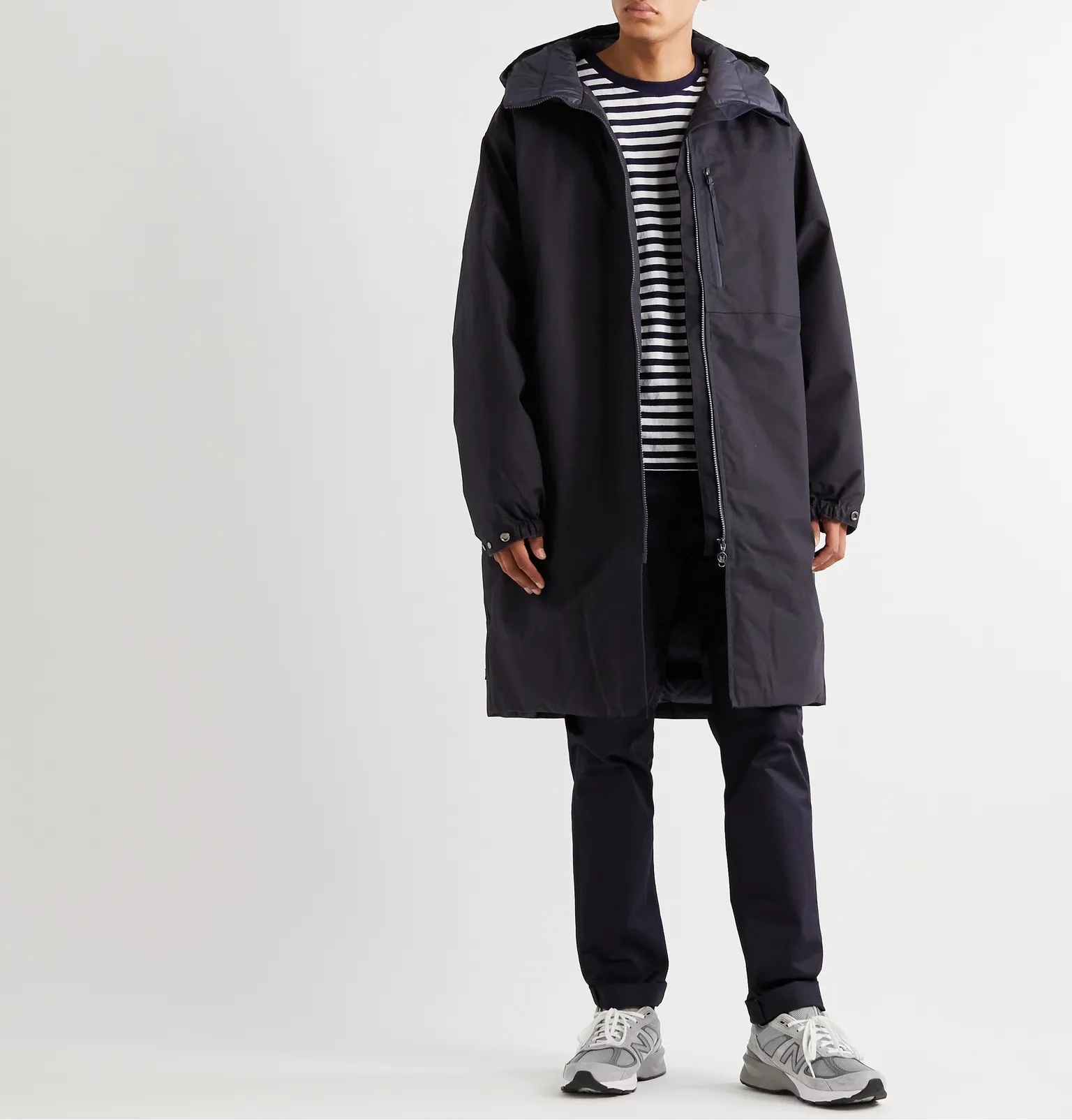 Padded Cotton-Poplin Hooded Down Parka - 2