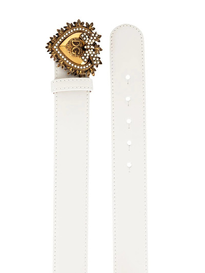 Dolce & Gabbana Devotion embellished belt outlook