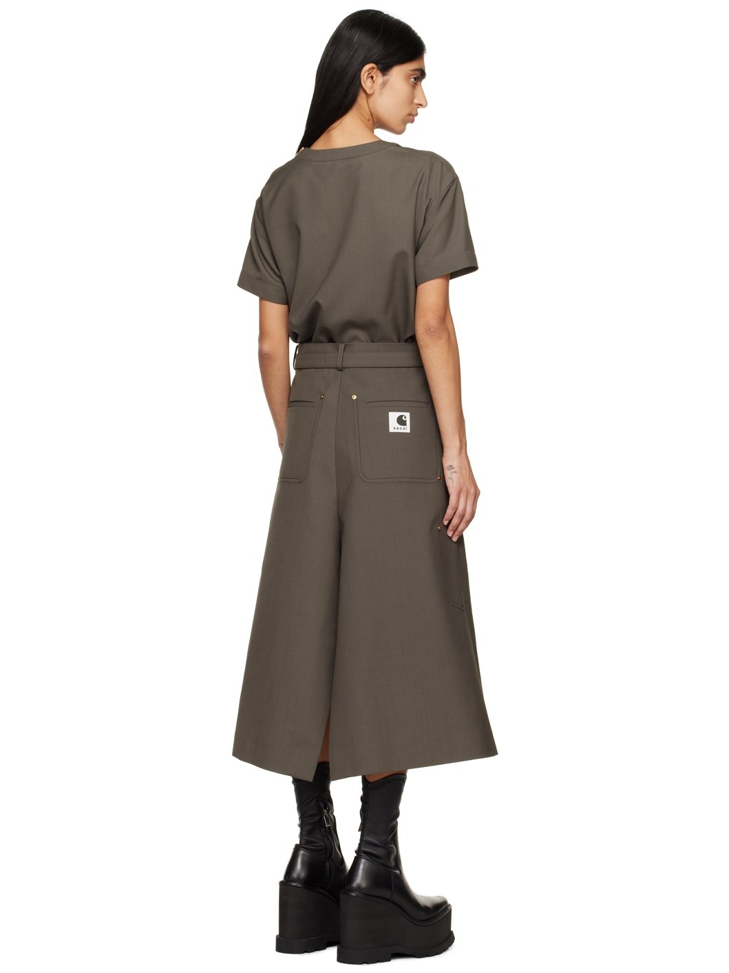 Taupe Carhartt WIP Edition Midi Dress - 3