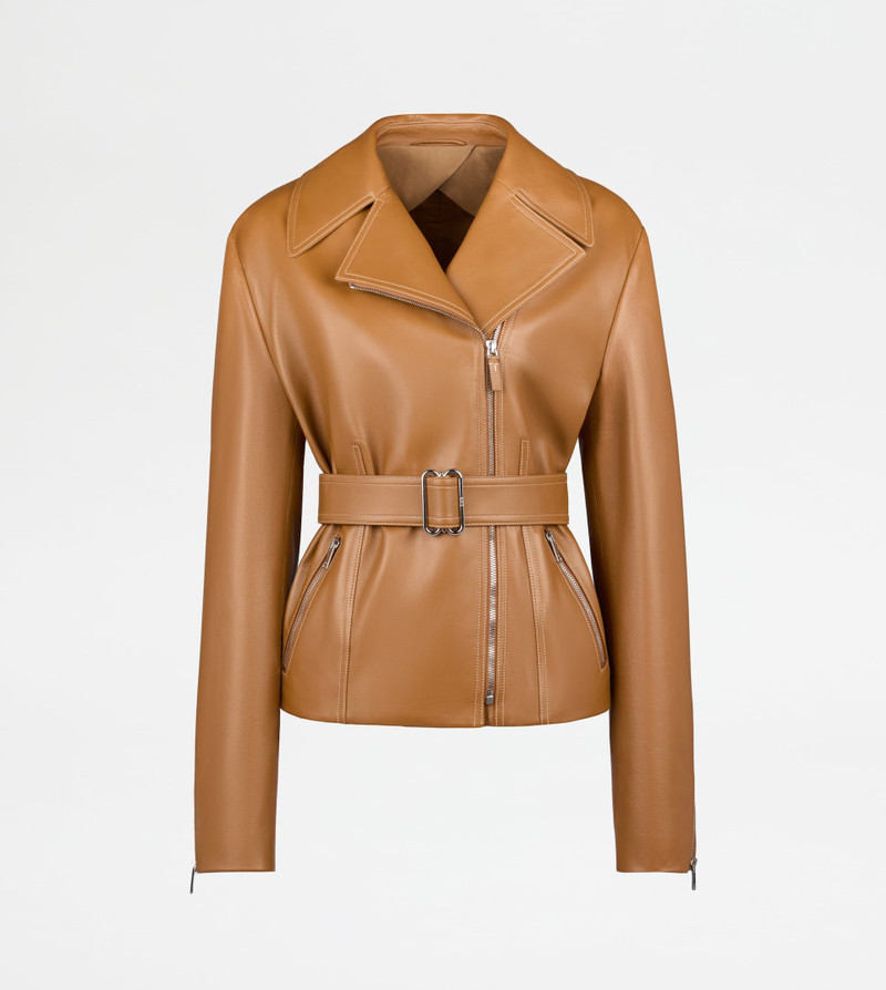 BIKER IN LEATHER - BROWN 1