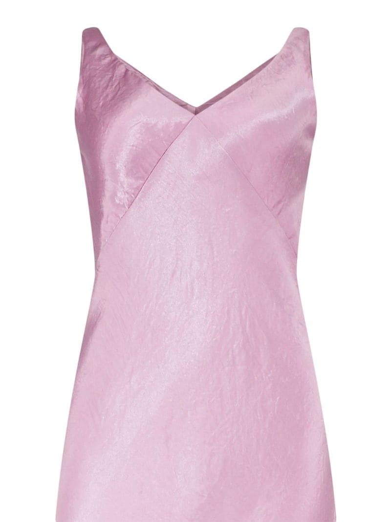 V-neck sleeveless slip dress - 2
