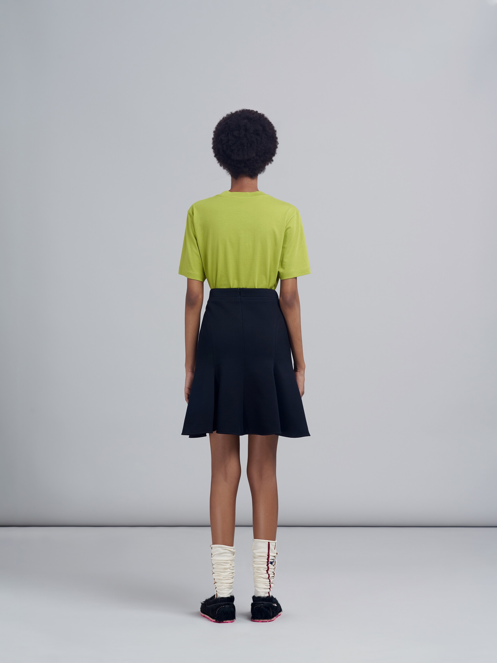 DOUBLE FACE JERSEY SKIRT - 3