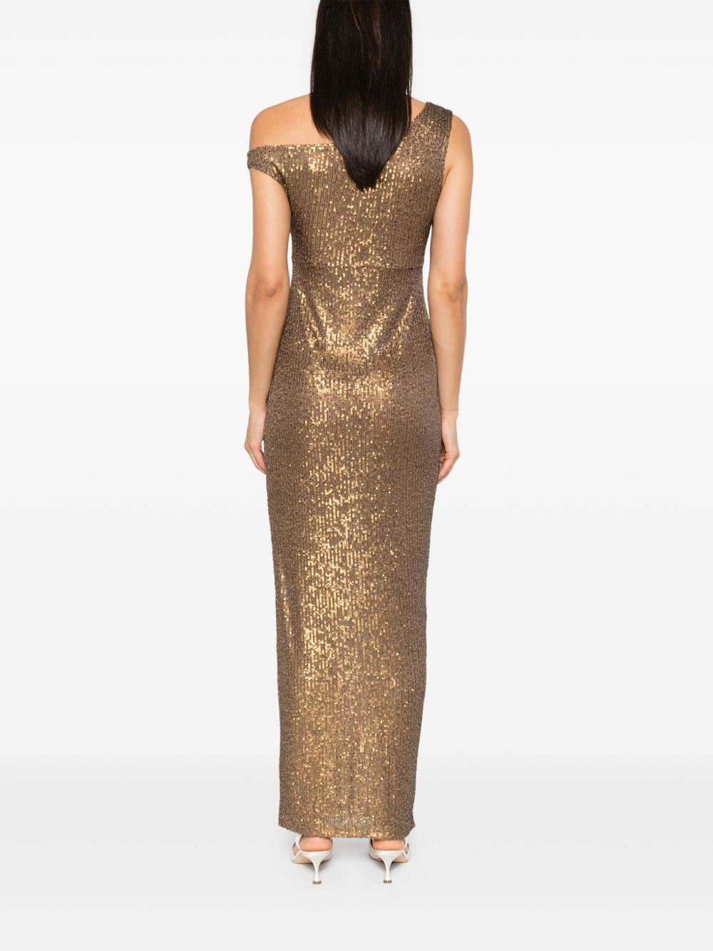 sequin-embellished gown - 4