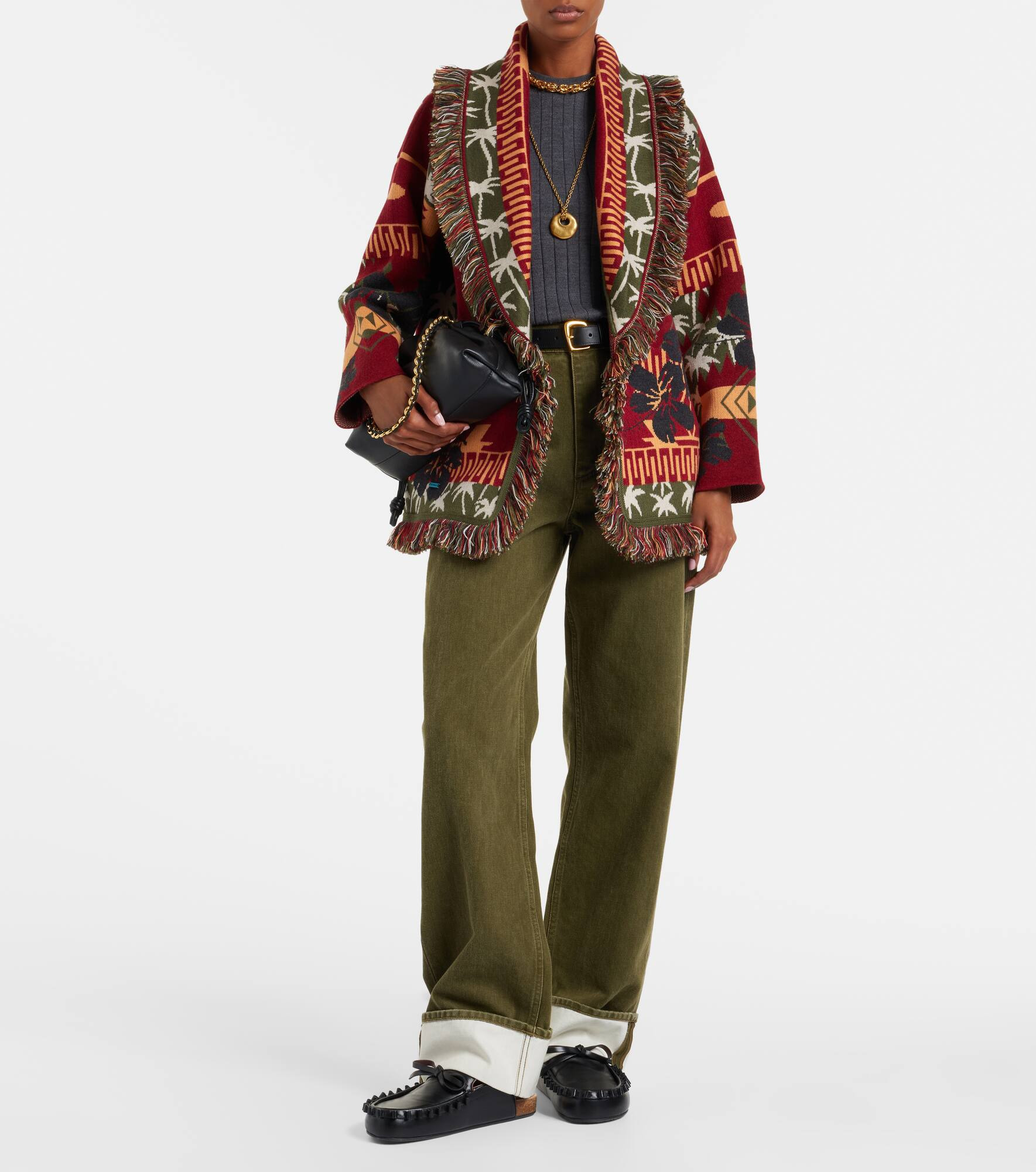 Hibiscus Bloom virgin wool cardigan - 2