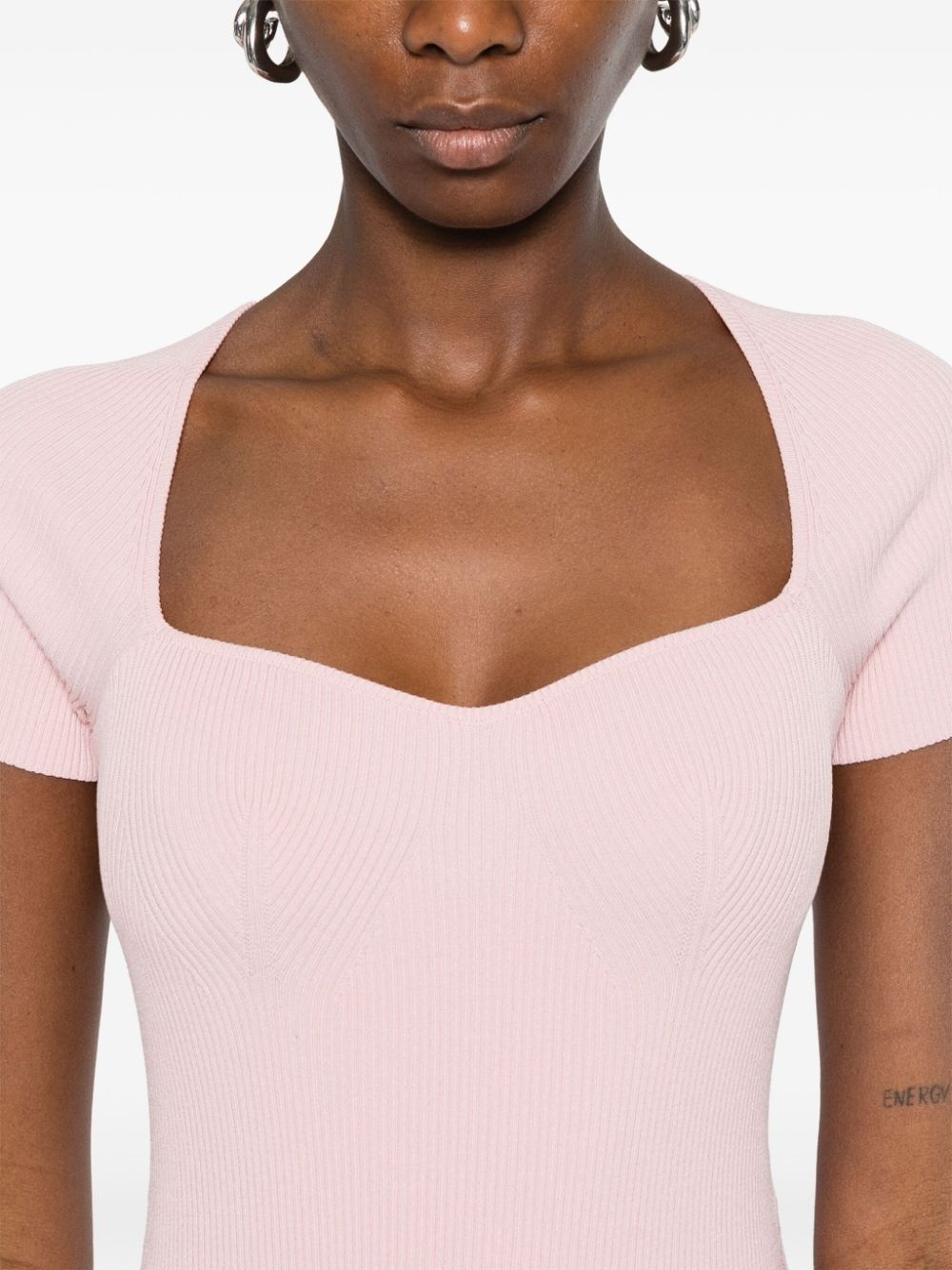 ribbed-knit top - 5