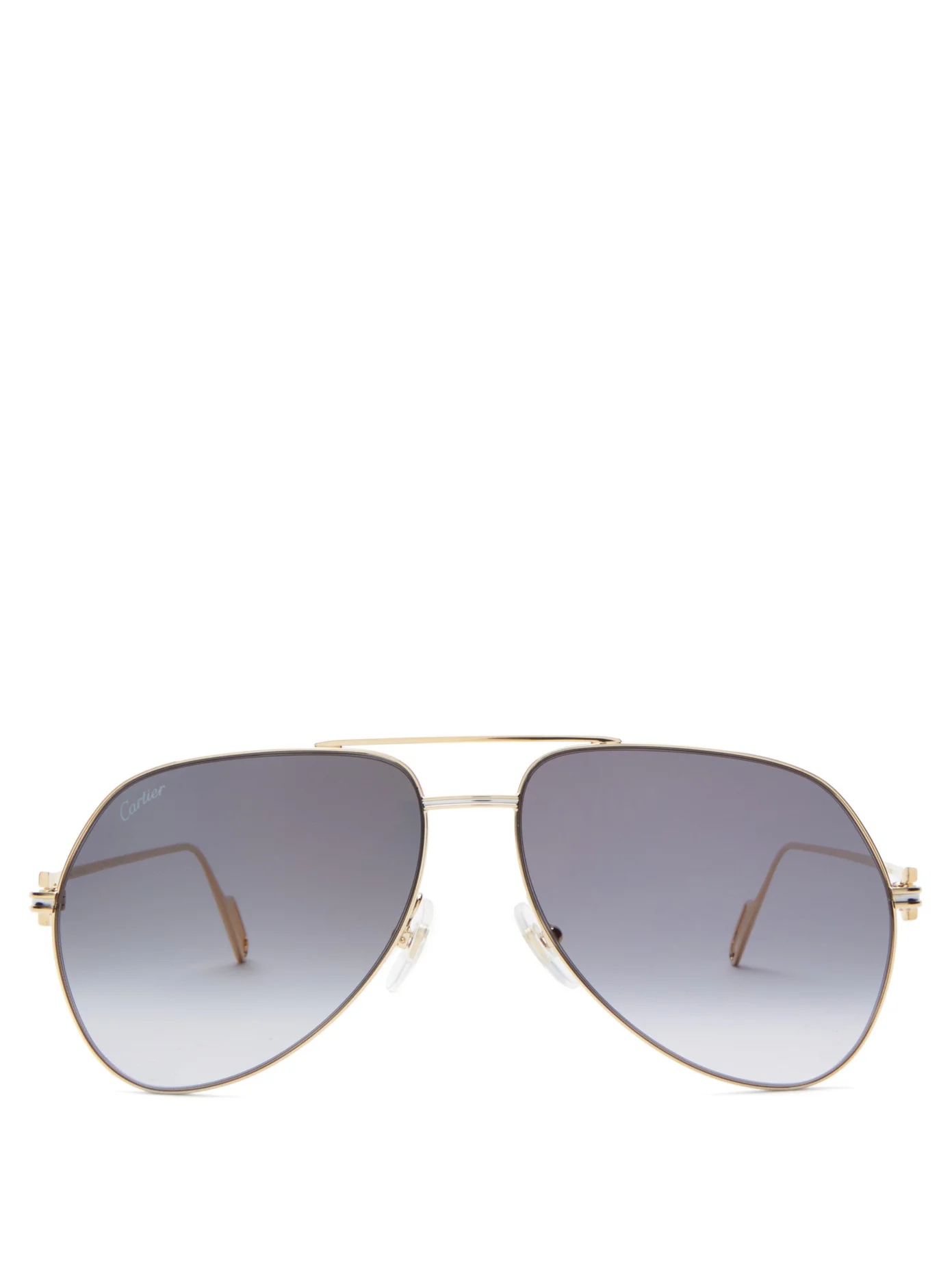 Première de Cartier aviator metal sunglasses - 1