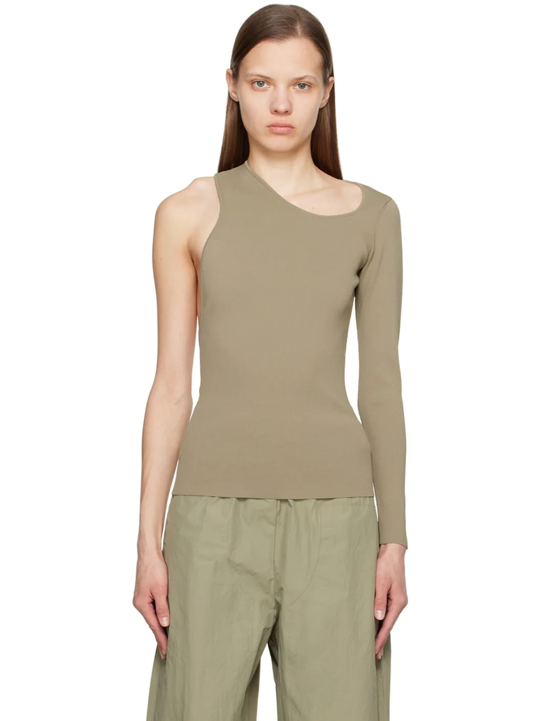 Khaki Moon Long Sleeve T-Shirt - 1