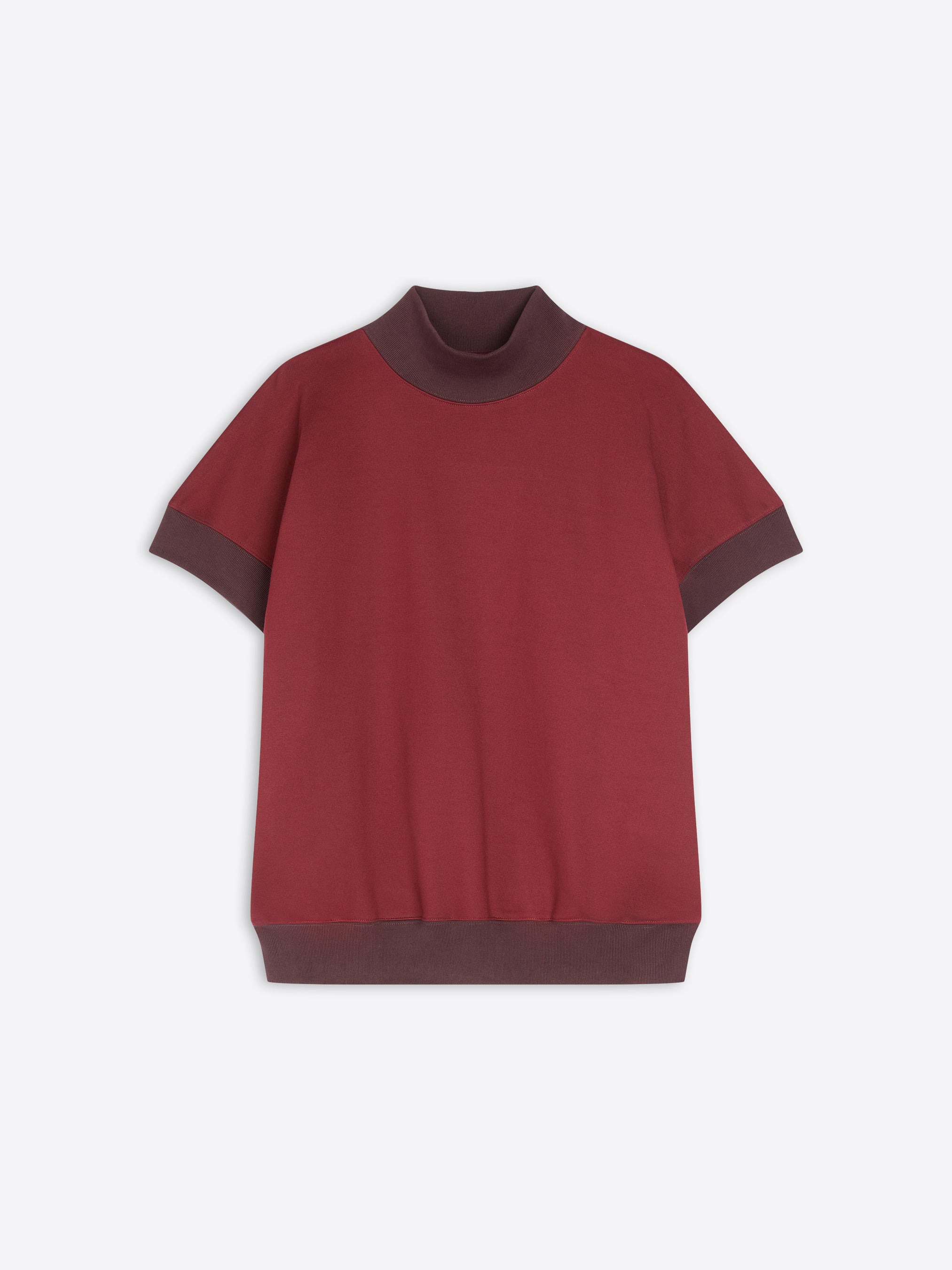 SHORT SLEEVED SWEATSHIRT - 1