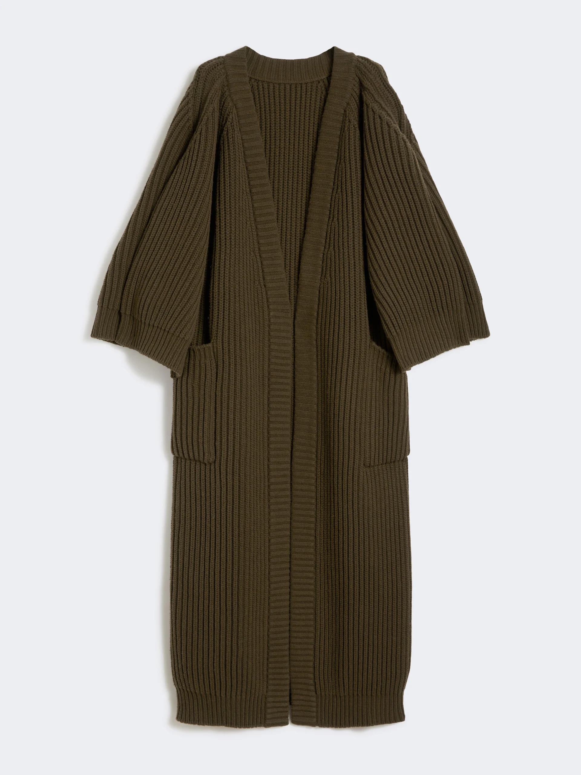 ATOLLO1234 Wool and cashmere wrap cardigan - 1