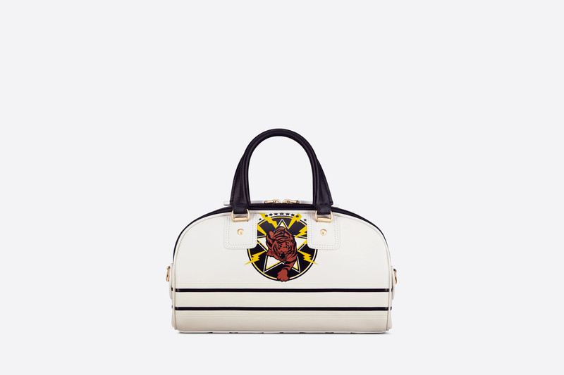 Small Dior Vibe Zip Bowling Bag 5