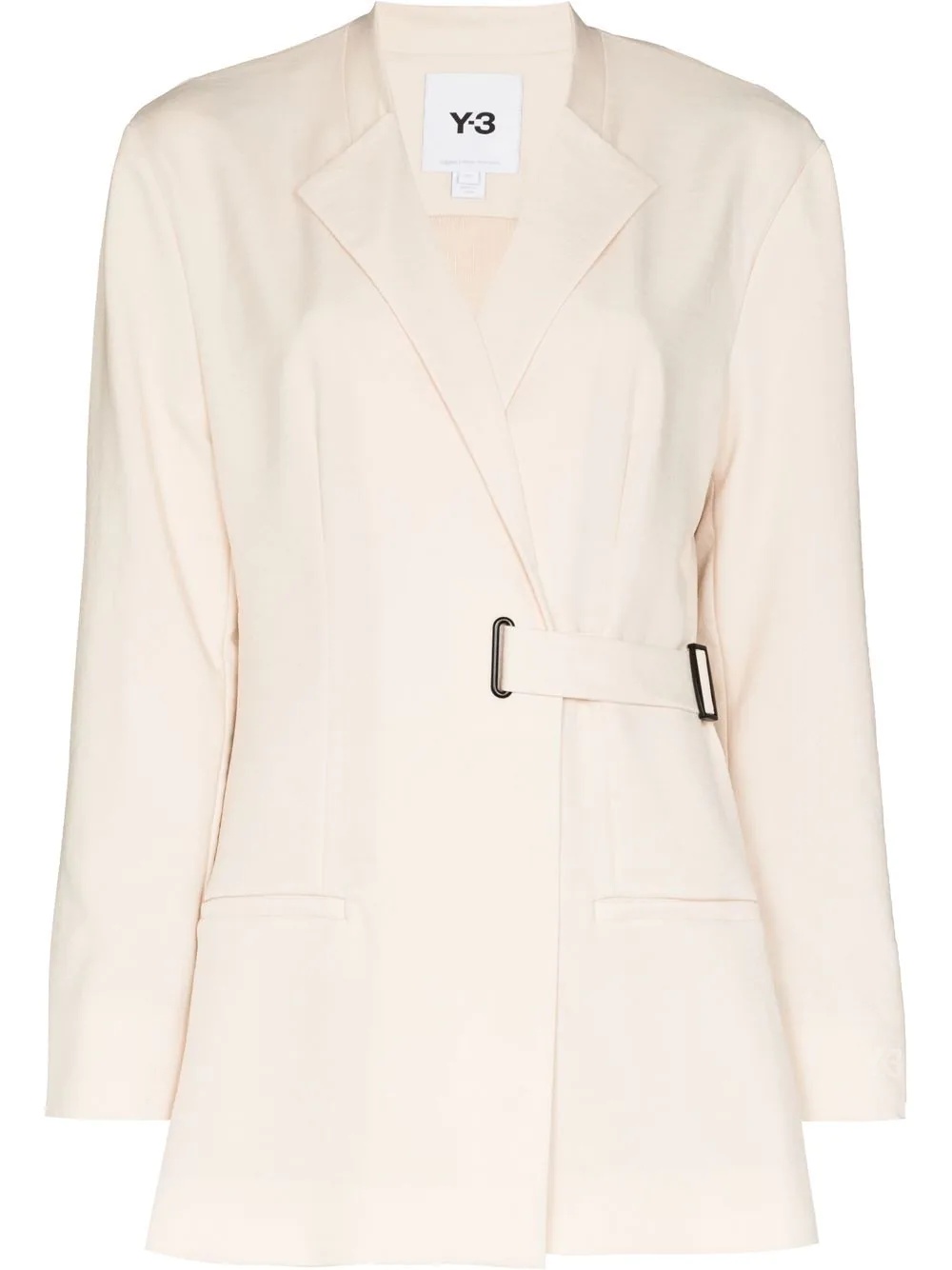 oversized-belted blazer - 2