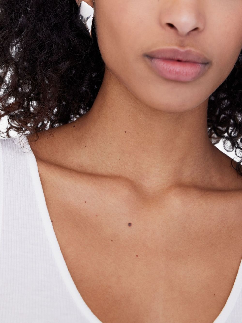 curved rectangle earrings - 2