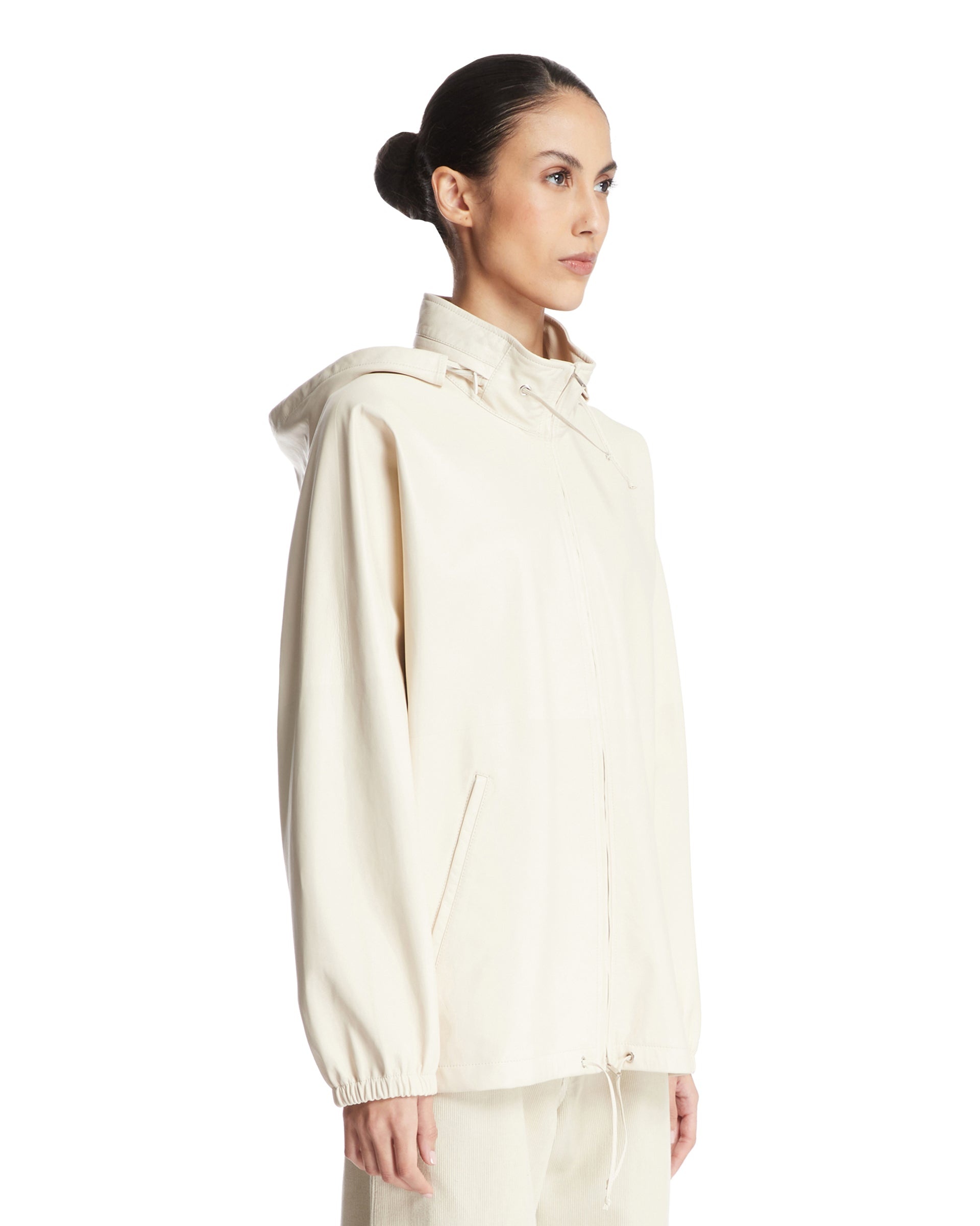 White Leather Jacket - 4