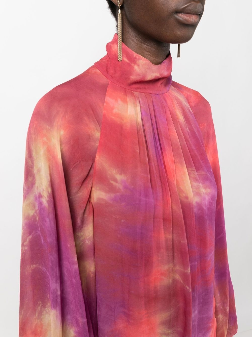 tie-dye blouse - 5