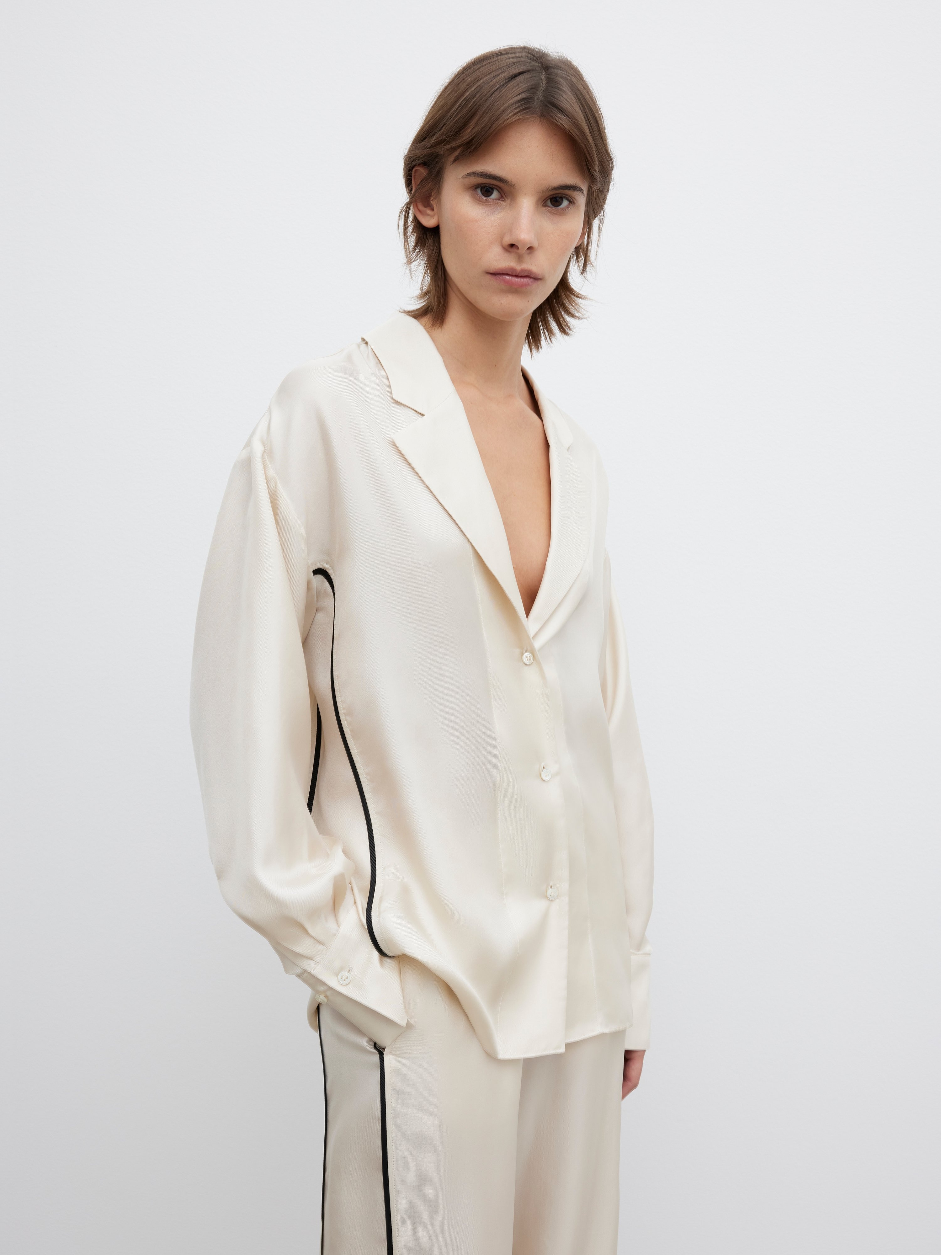 Silk pyjama blouse - 2