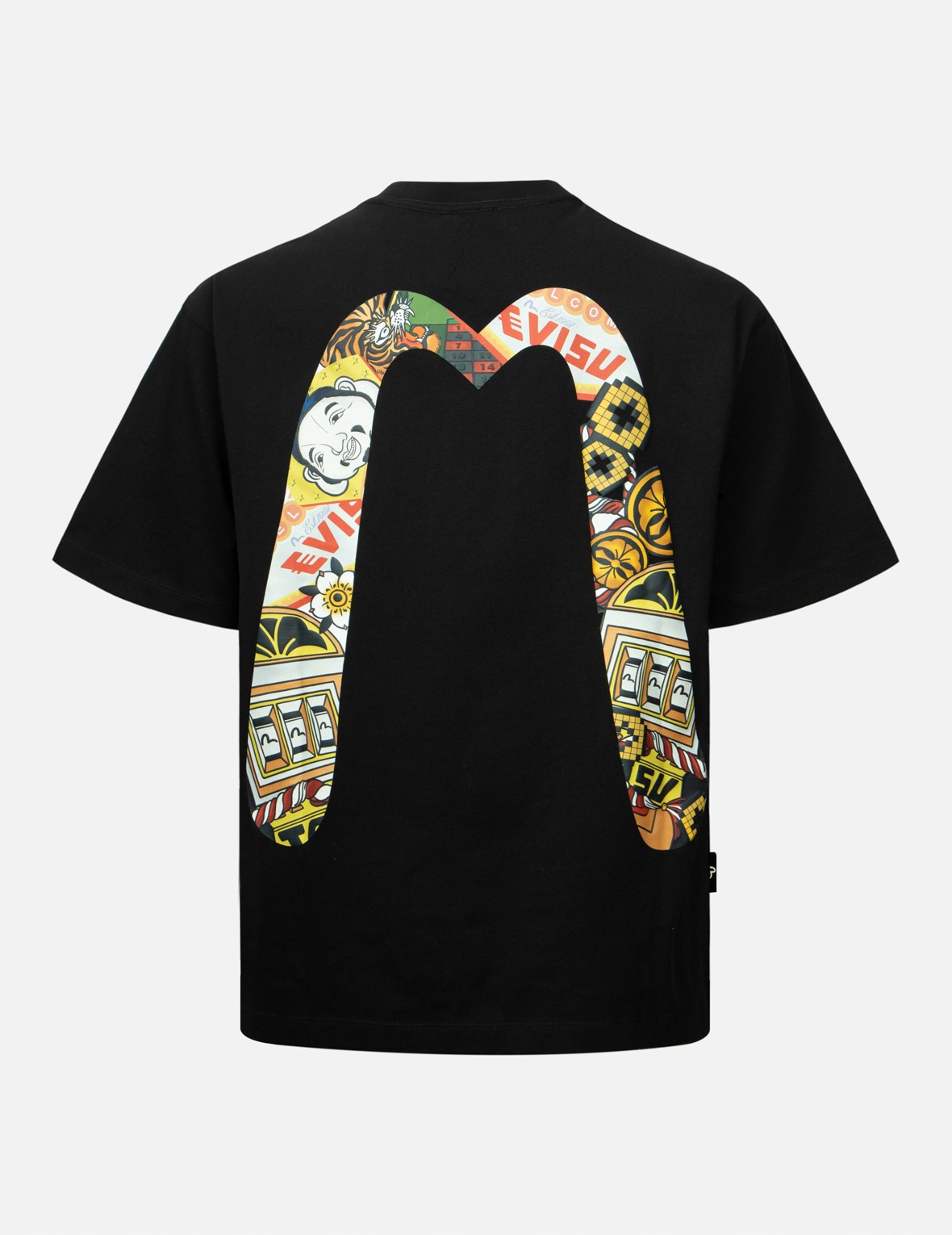 LUCKY SLOT MACHINE DAICOCK PRINT RELAX FIT T-SHIRT - 5