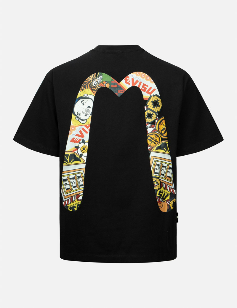 LUCKY SLOT MACHINE DAICOCK PRINT RELAX FIT T-SHIRT 5