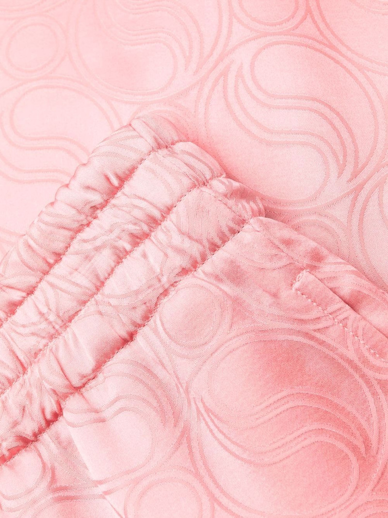 logo-print palazzo trousers 6