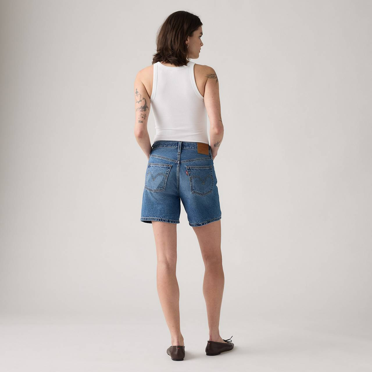 501® ORIGINAL FIT MID-THIGH LIGHTWEIGHT WOMEN'S SHORTS - 5