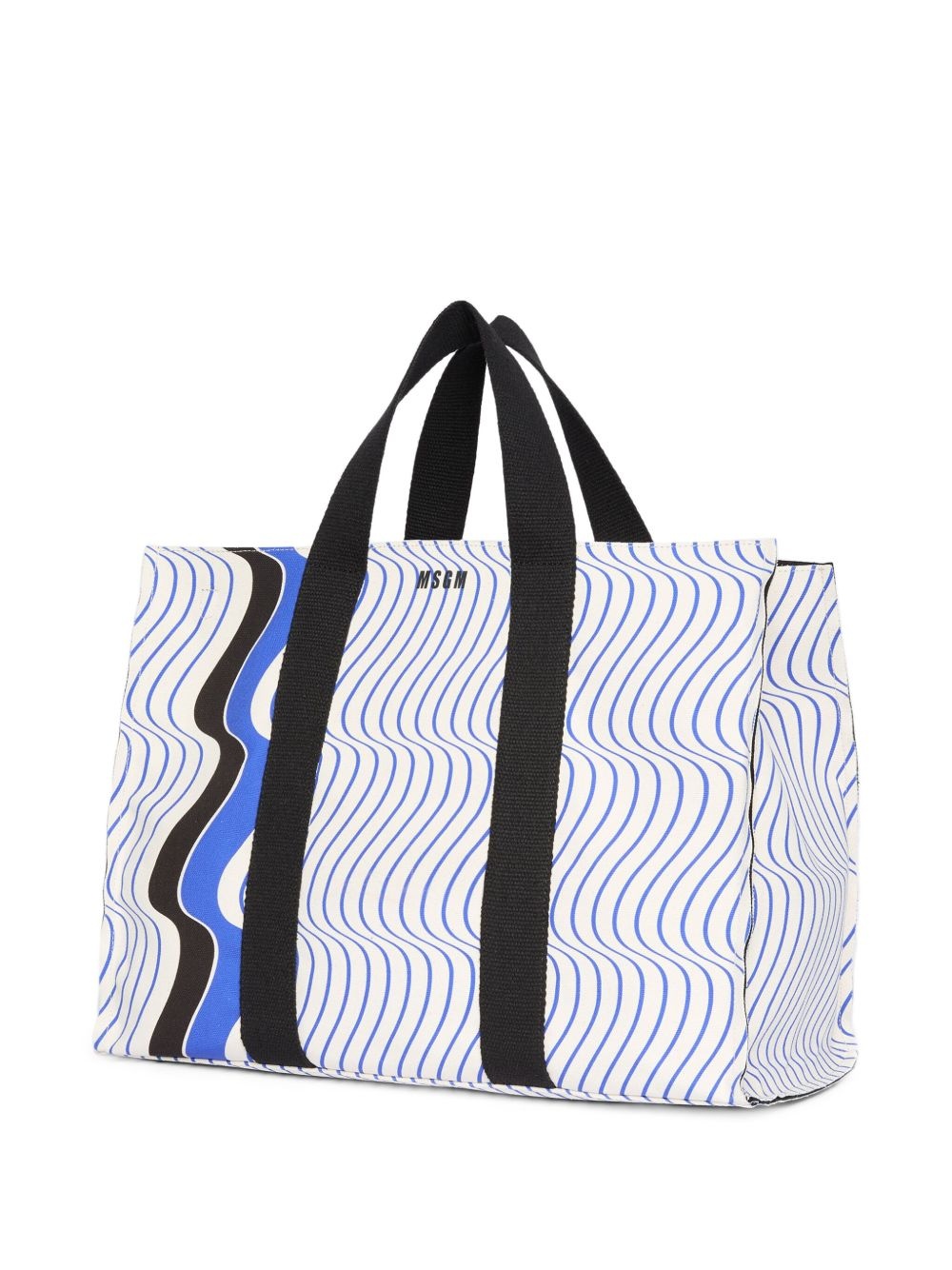 striped tote bag - 4