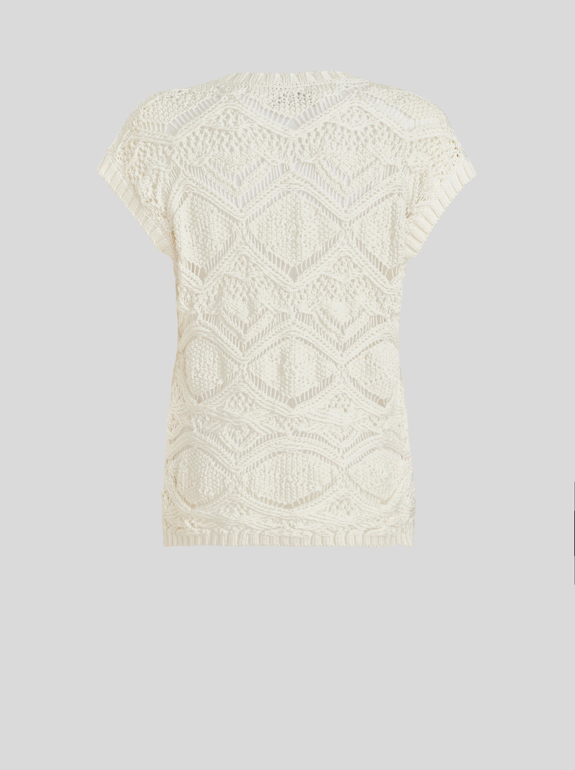 FLORAL KNIT WAISTCOAT - 2
