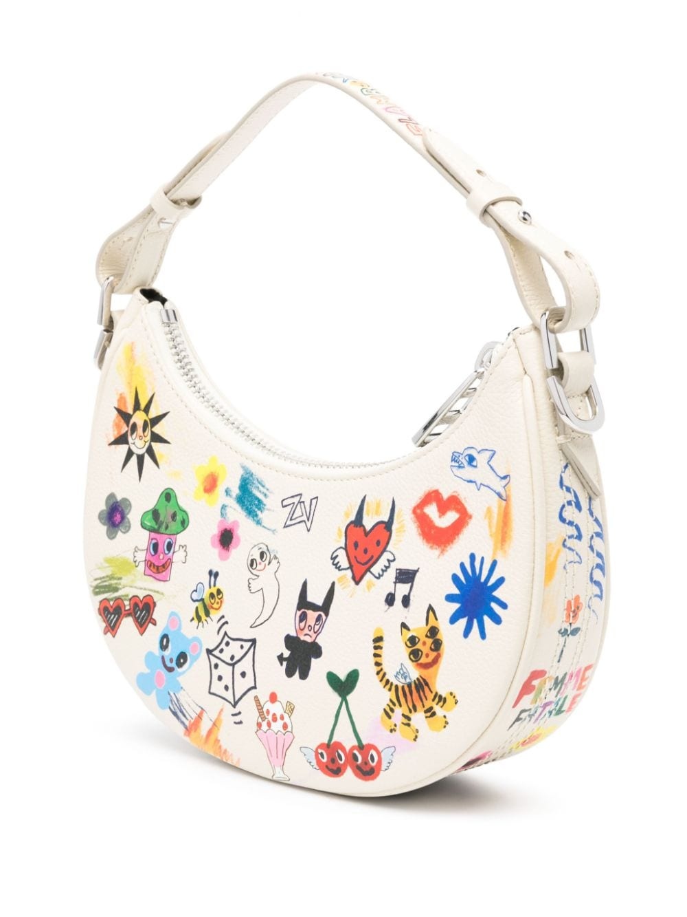 Moonrock leather shoulder bag - 3