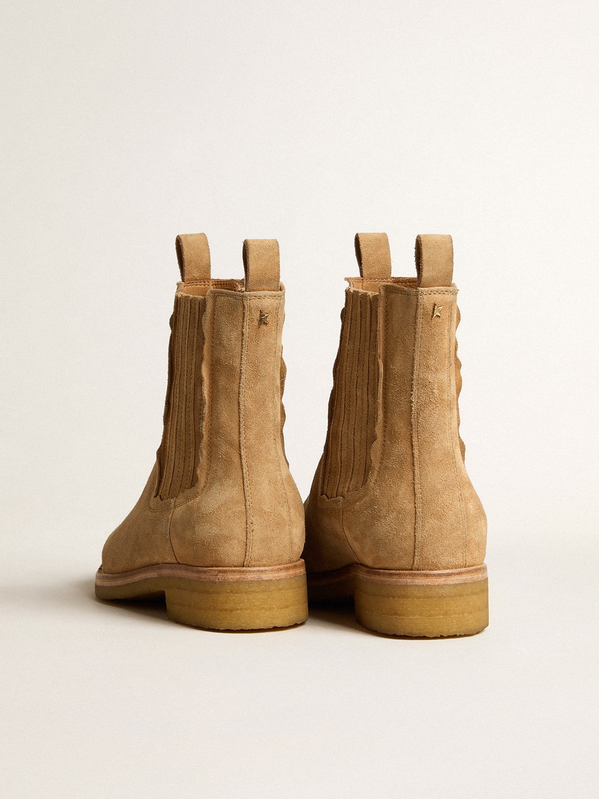 Chelsea boots in suede tobacco - 4